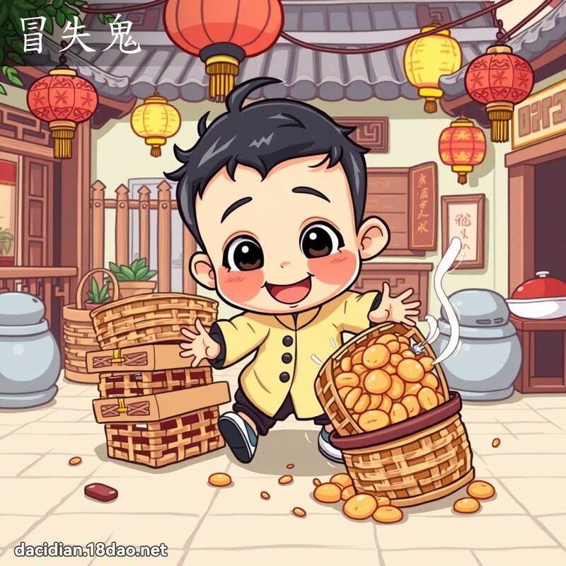 冒失鬼 - 國語大辭典配圖