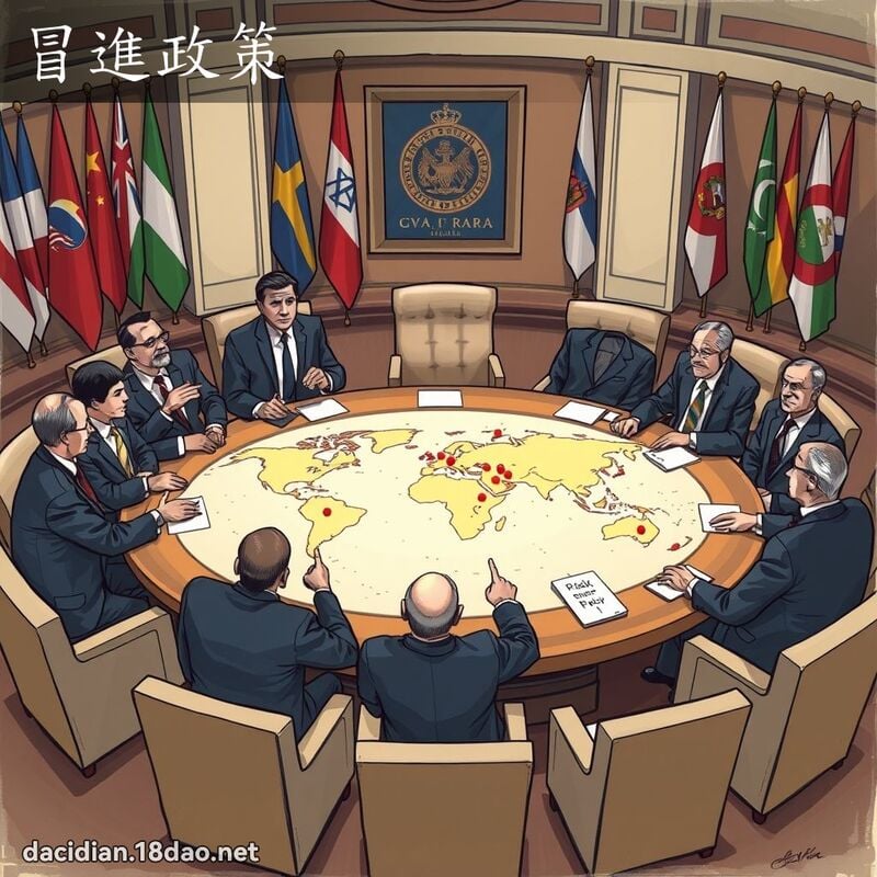 冒进政策 - 国语大辞典配图