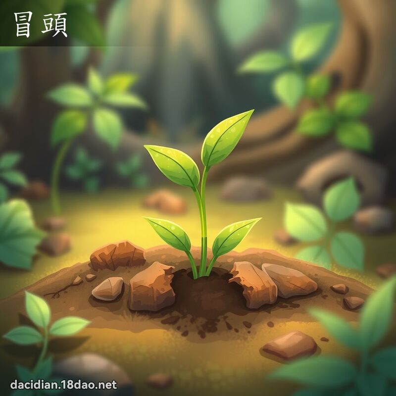 冒頭 - 國語大辭典配圖