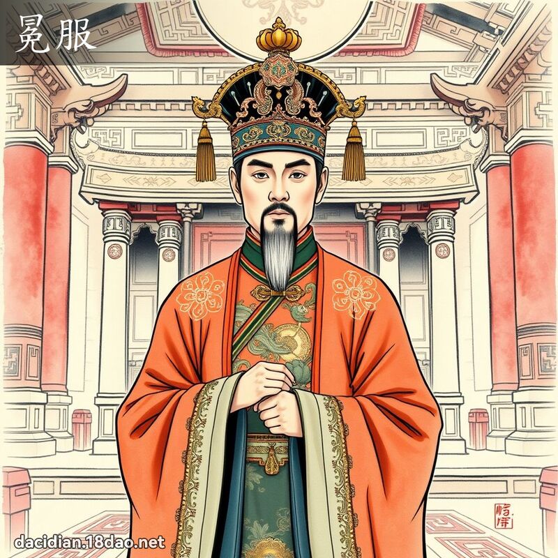 冕服 - 国语大辞典配图