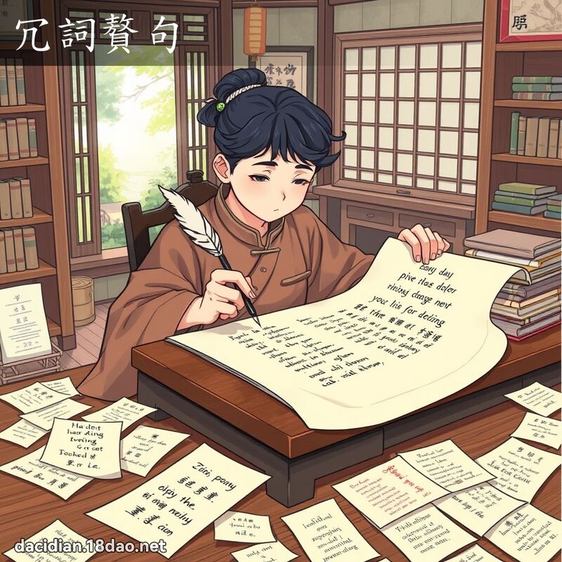 冗词赘句 - 国语大辞典配图