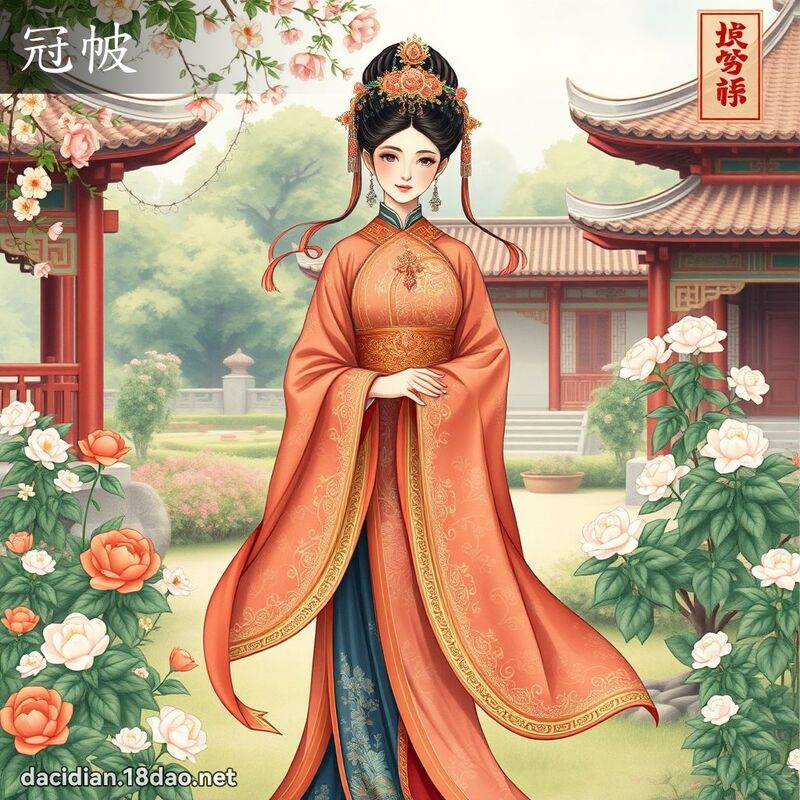 冠帔 - 國語大辭典配圖