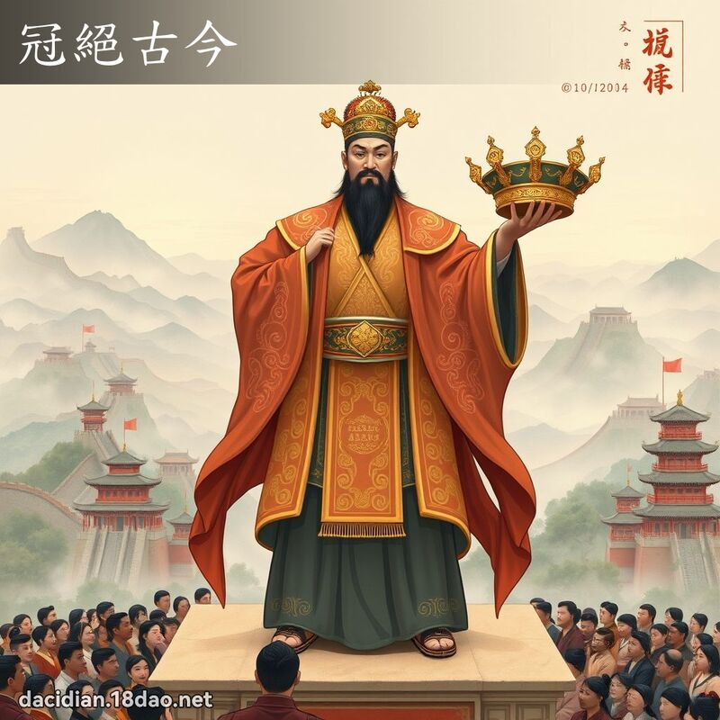 冠绝古今 - 国语大辞典配图
