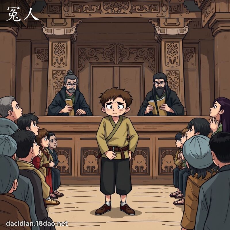 冤人 - 国语大辞典配图