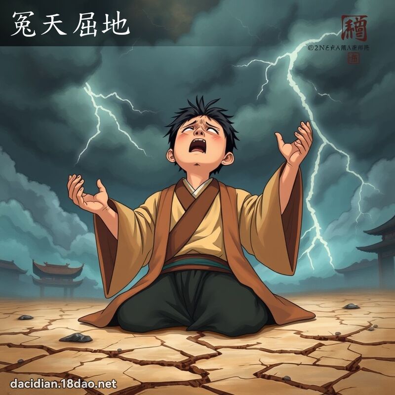 冤天屈地 - 国语大辞典配图