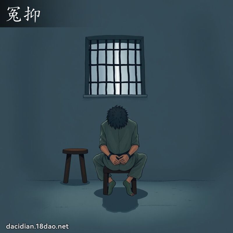 冤抑 - 國語大辭典配圖