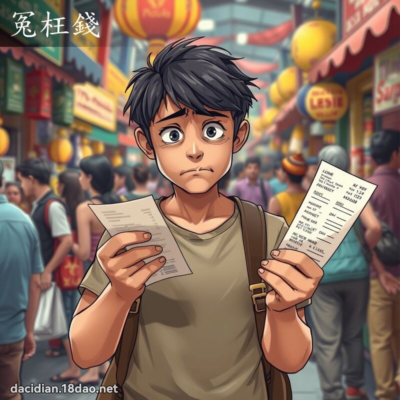 冤枉錢 - 國語大辭典配圖