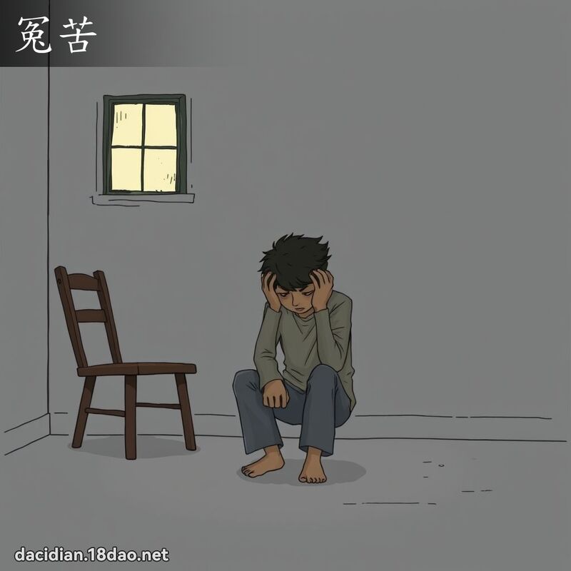 冤苦 - 國語大辭典配圖