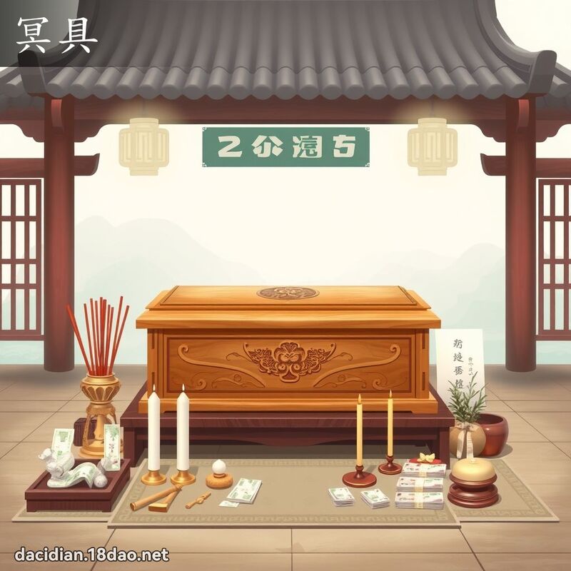 冥具 - 国语大辞典配图