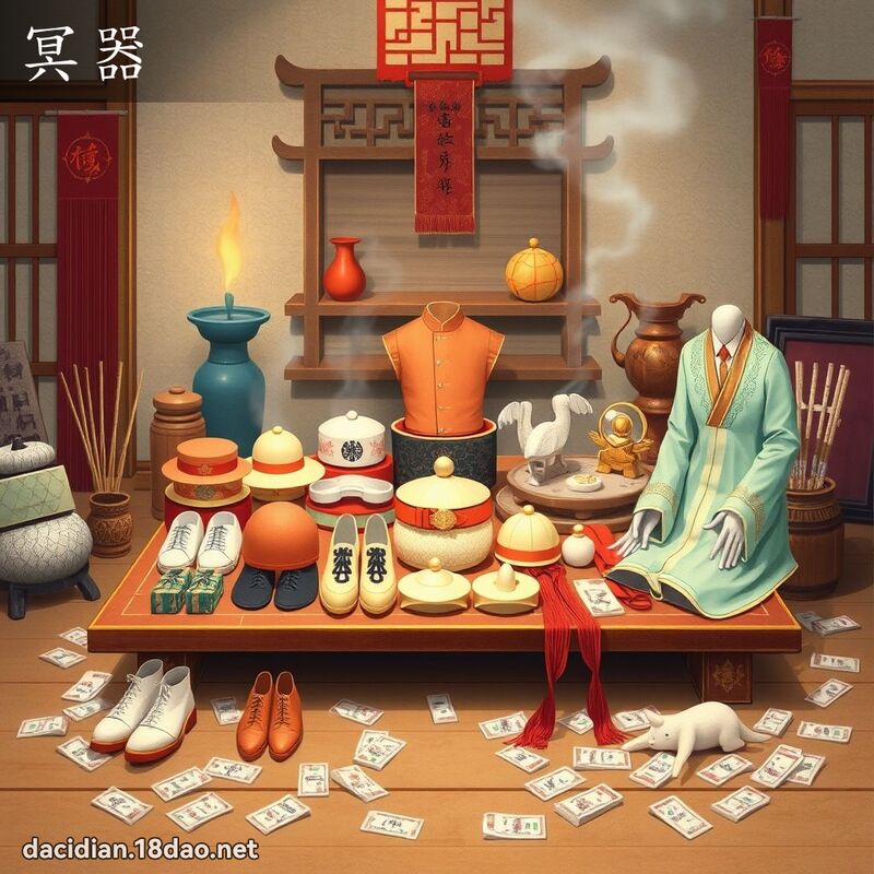 冥器 - 國語大辭典配圖