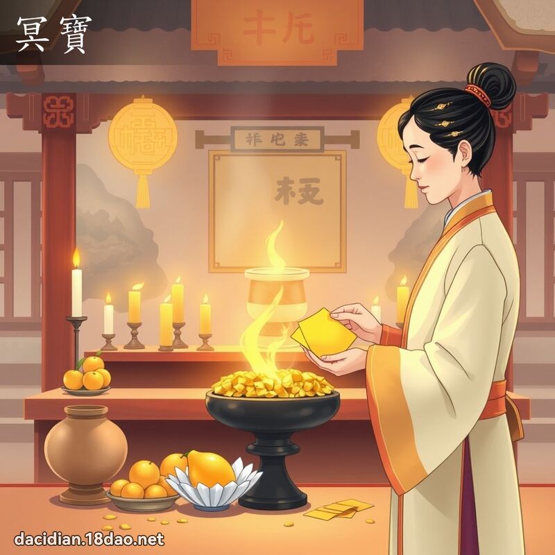 冥宝 - 国语大辞典配图
