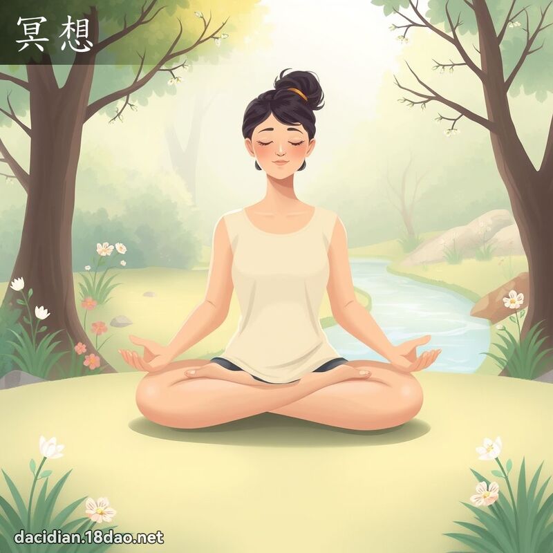 冥想 - 国语大辞典配图