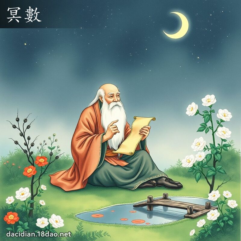 冥數 - 國語大辭典配圖
