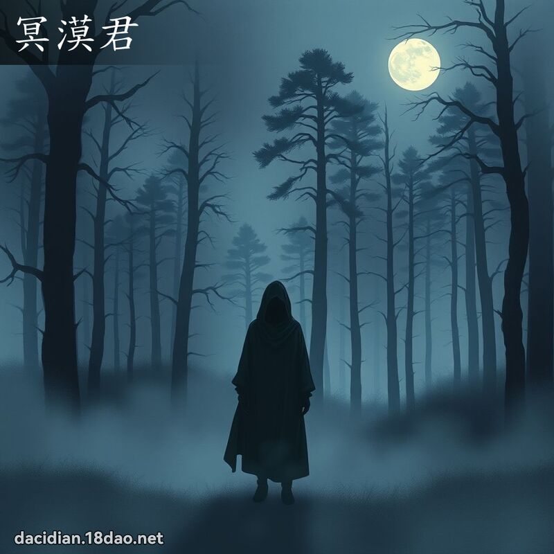 冥漠君 - 国语大辞典配图
