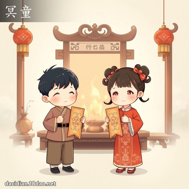 冥童 - 国语大辞典配图