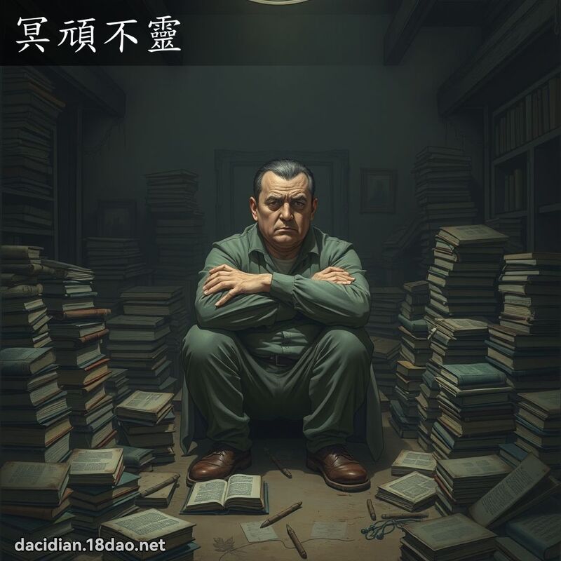 冥顽不灵 - 国语大辞典配图