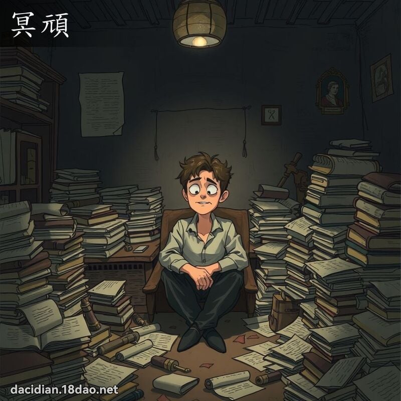 冥顽 - 国语大辞典配图