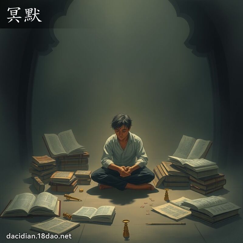 冥默 - 国语大辞典配图