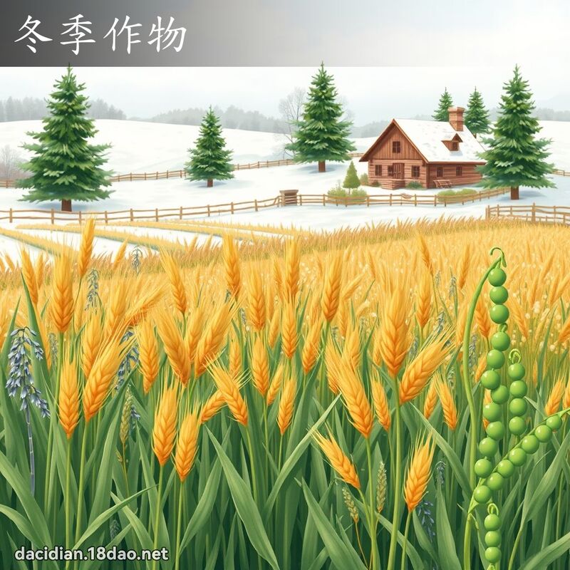 冬季作物 - 国语大辞典配图