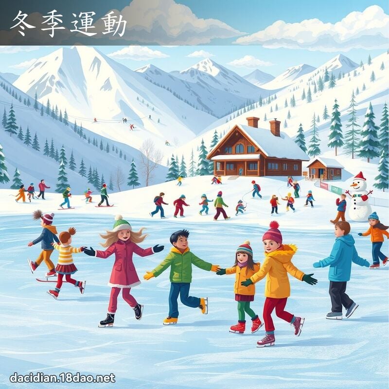 冬季运动 - 国语大辞典配图