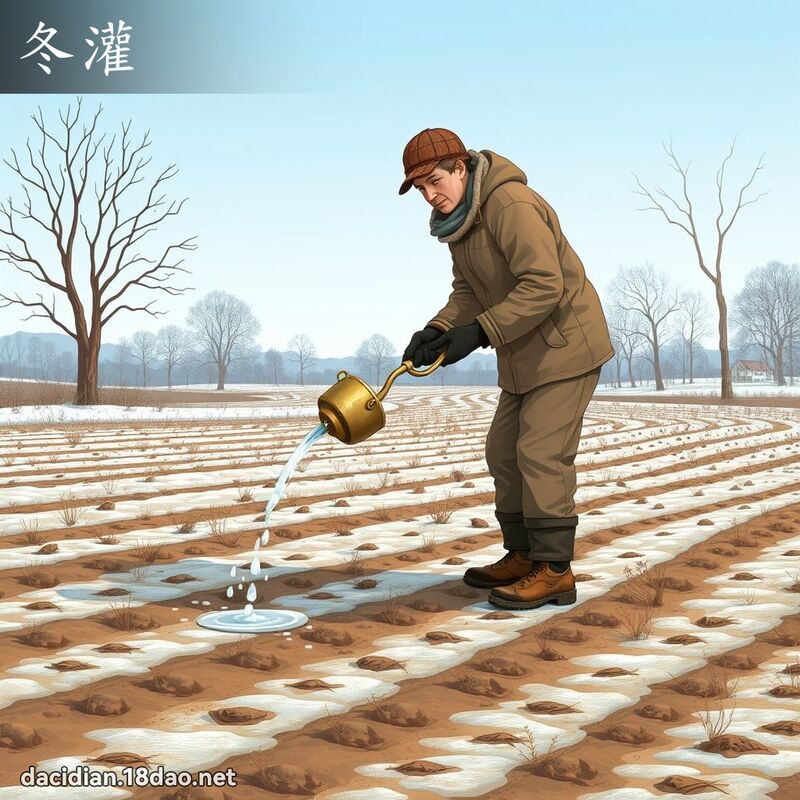 冬灌 - 國語大辭典配圖
