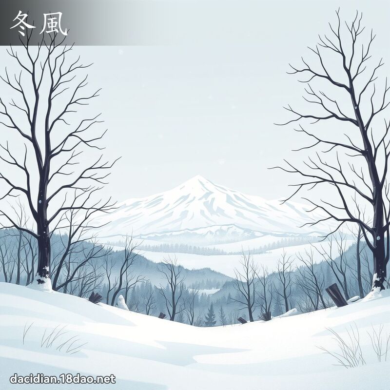 冬風 - 國語大辭典配圖