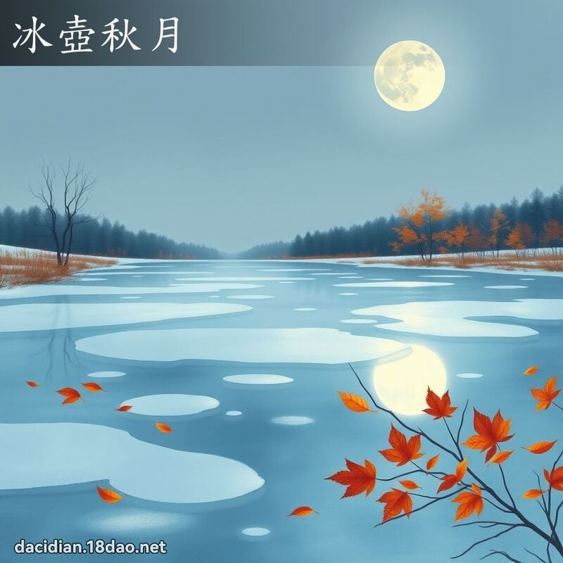 冰壶秋月 - 国语大辞典配图