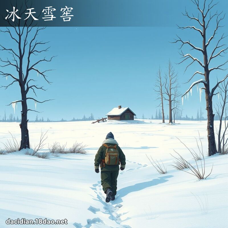 冰天雪窖 - 国语大辞典配图