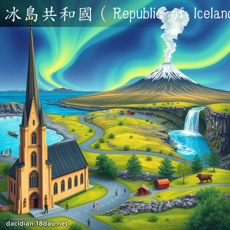 冰島共和國（Republic of Iceland） - 國語大辭典配圖