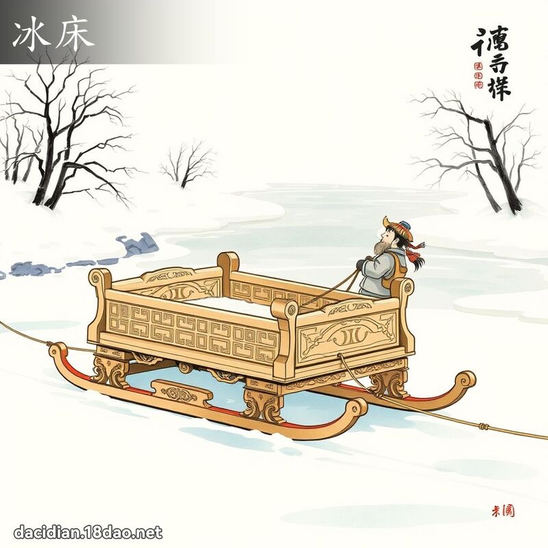 冰床 - 國語大辭典配圖