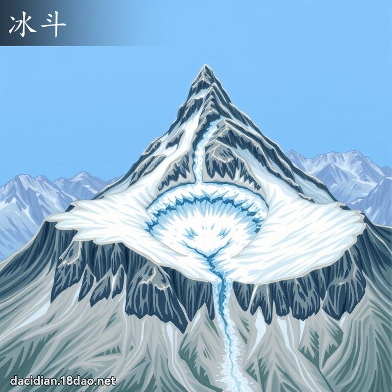 冰斗 - 國語大辭典配圖