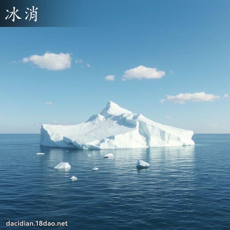 冰消 - 国语大辞典配图
