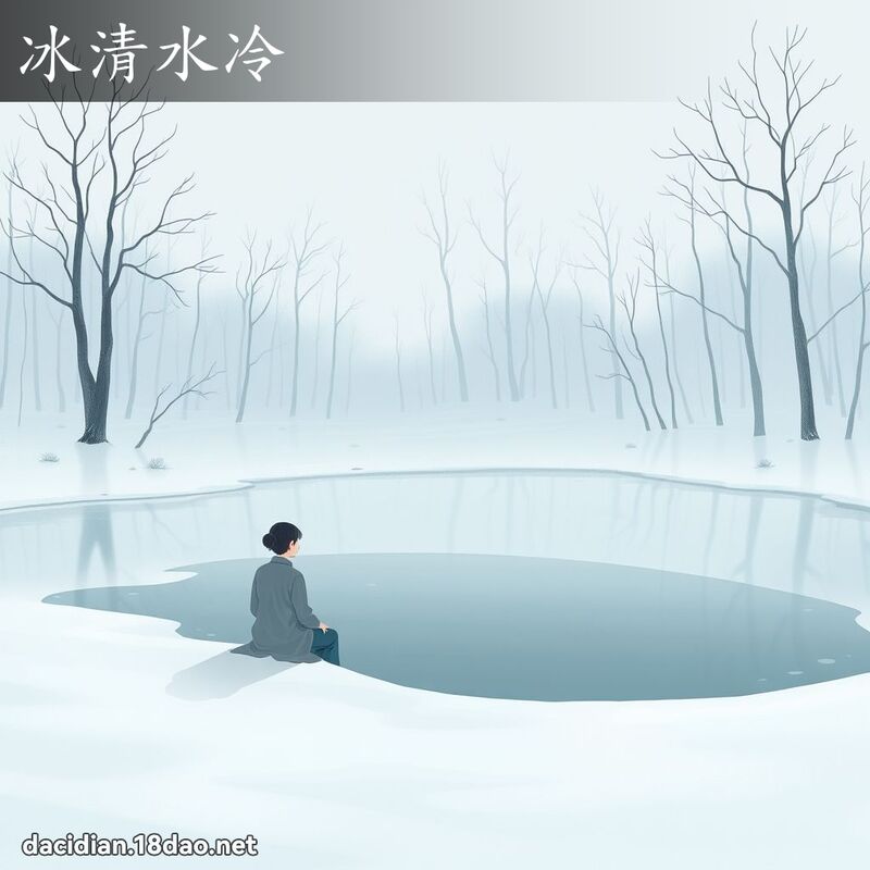 冰清水冷 - 國語大辭典配圖