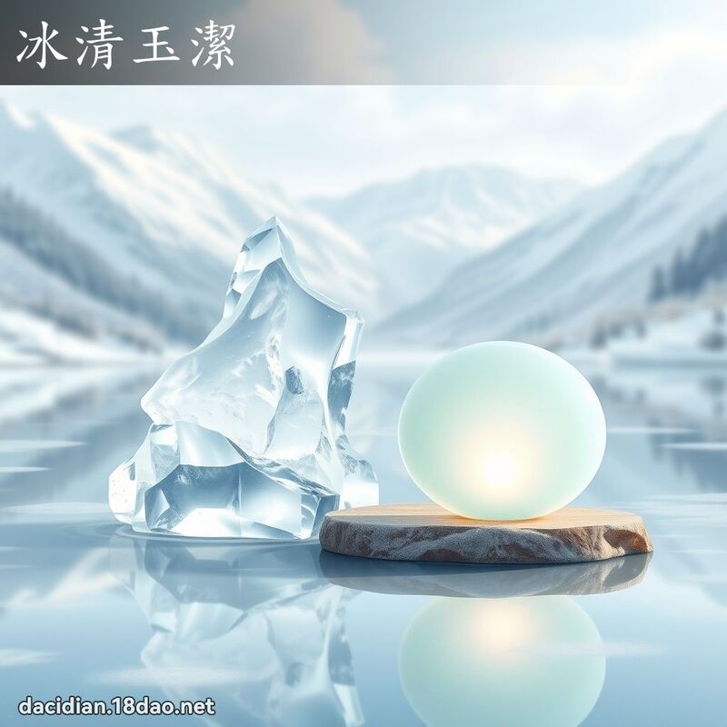 冰清玉潔 - 國語大辭典配圖