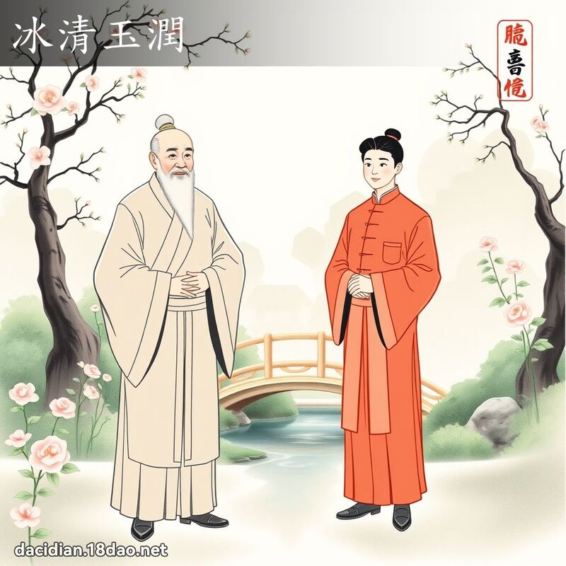 冰清玉潤 - 國語大辭典配圖