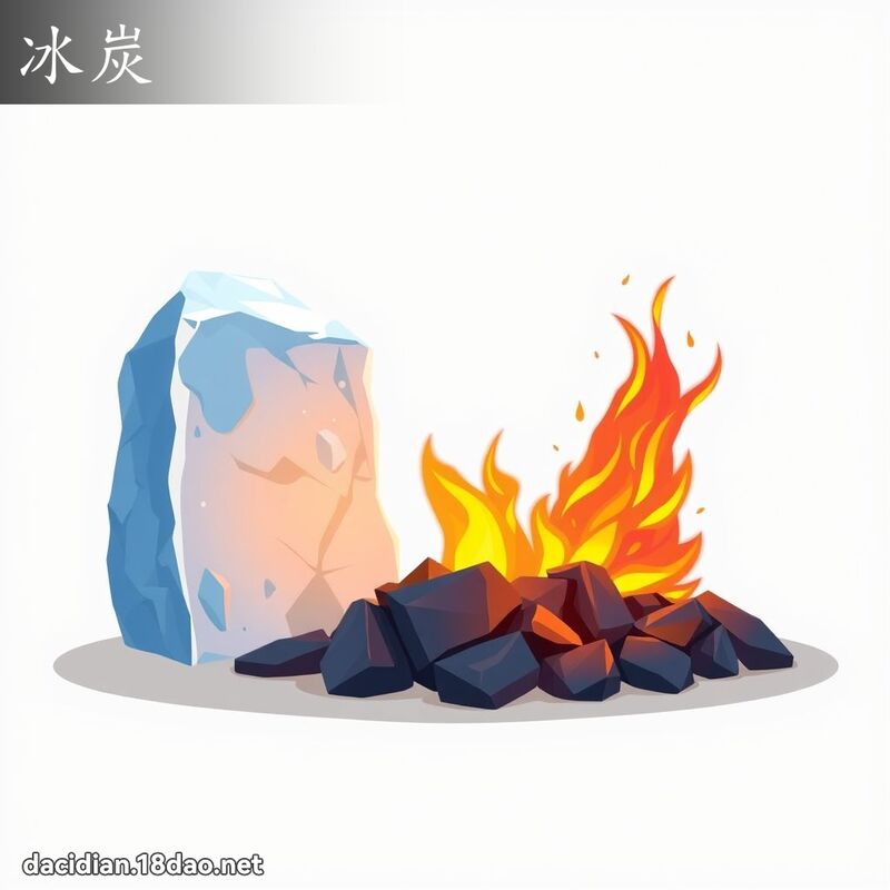 冰炭 - 国语大辞典配图