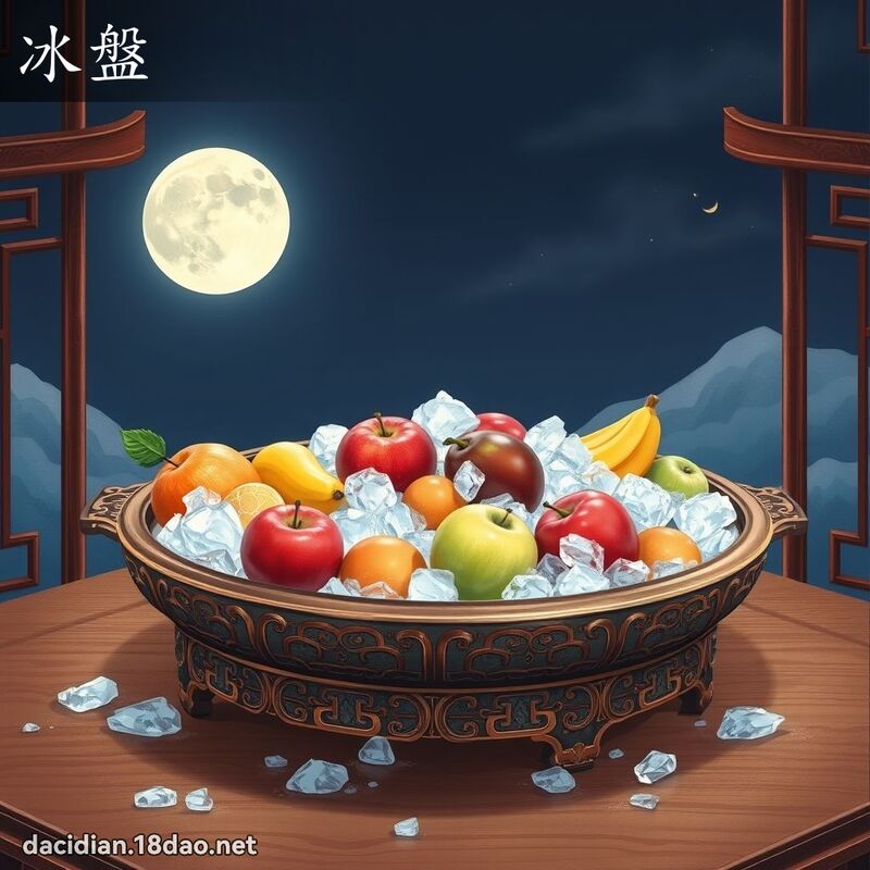 冰盘 - 国语大辞典配图