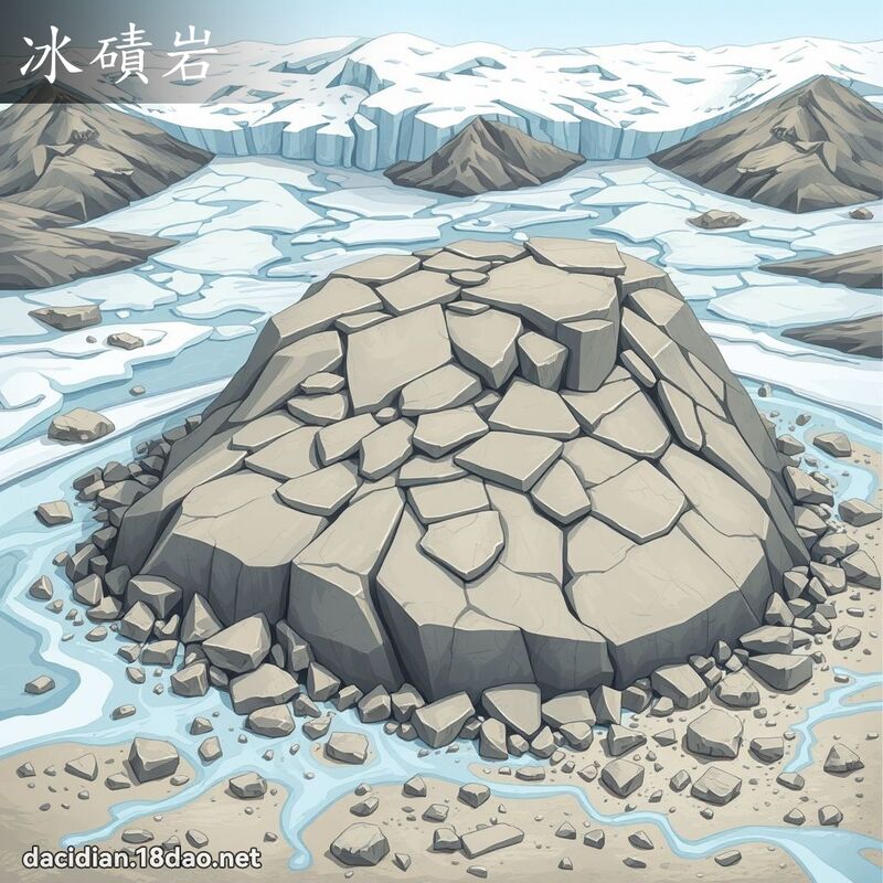 冰磧岩 - 国语大辞典配图