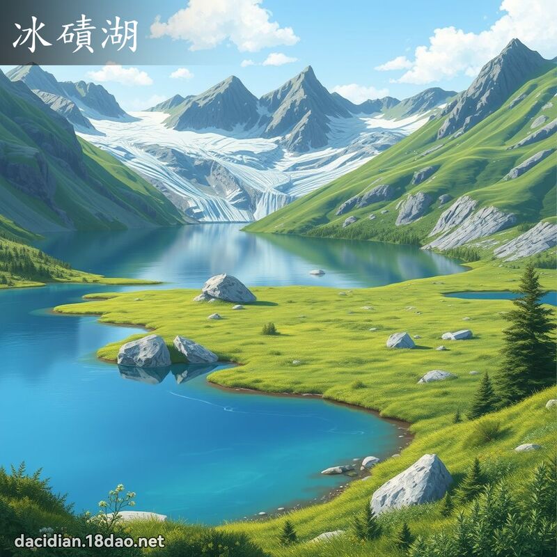 冰磧湖 - 國語大辭典配圖
