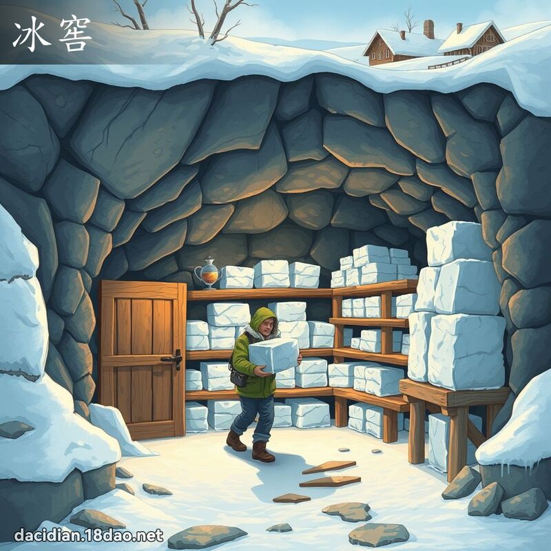 冰窖 - 國語大辭典配圖