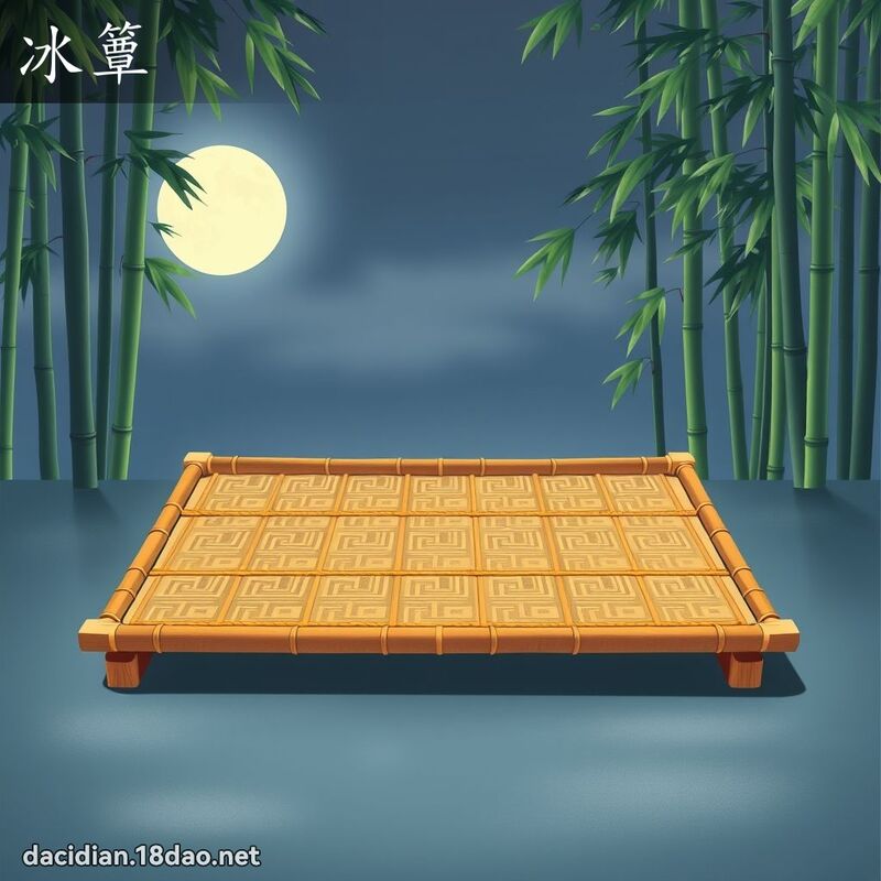 冰簟 - 国语大辞典配图