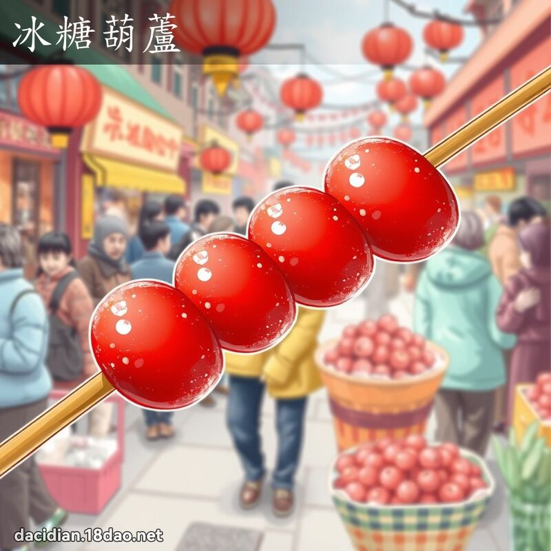 冰糖葫芦 - 国语大辞典配图
