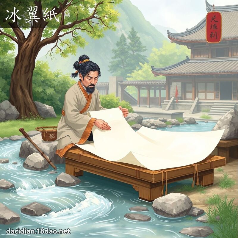冰翼紙 - 國語大辭典配圖