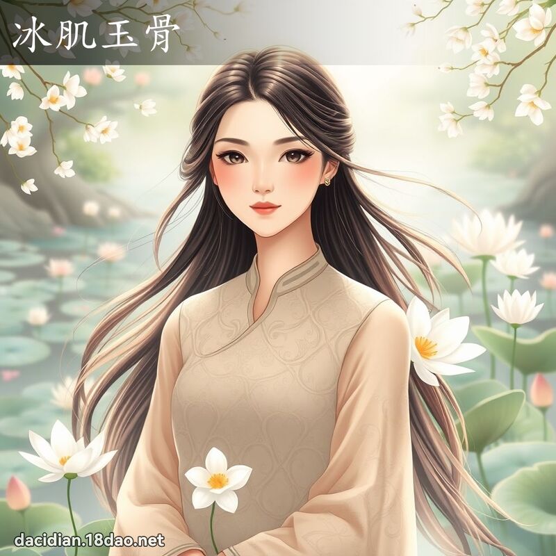 冰肌玉骨 - 國語大辭典配圖