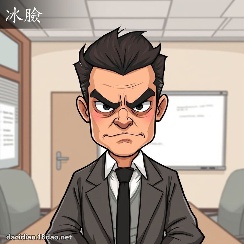 冰脸 - 国语大辞典配图