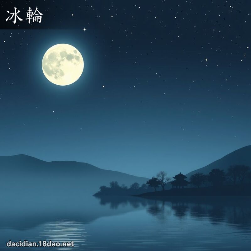 冰輪 - 國語大辭典配圖