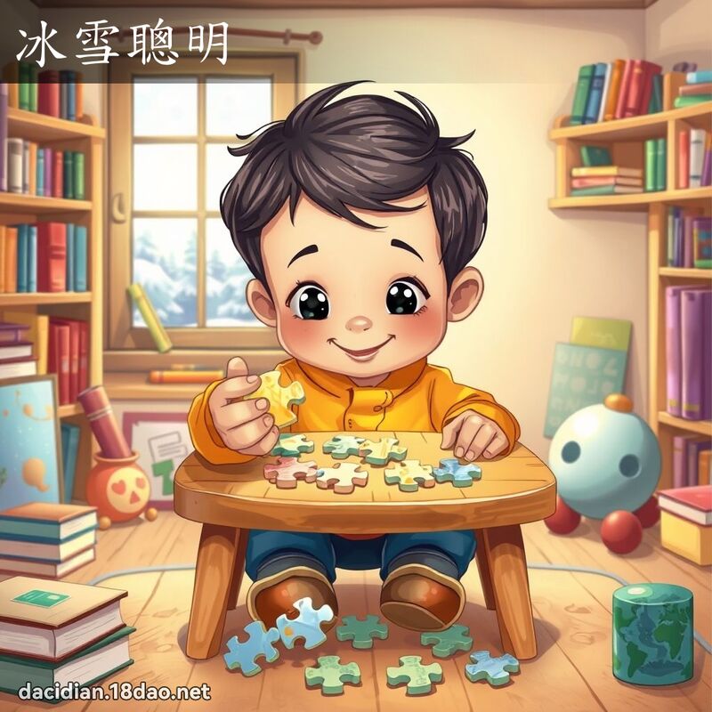冰雪聰明 - 國語大辭典配圖