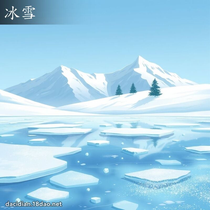 冰雪 - 國語大辭典配圖