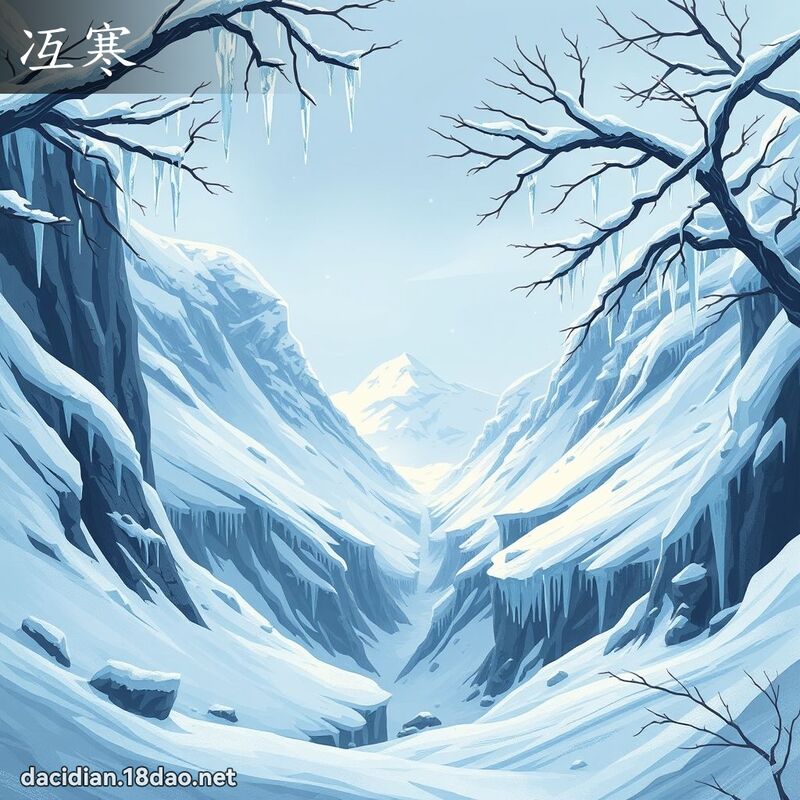 冱寒 - 国语大辞典配图