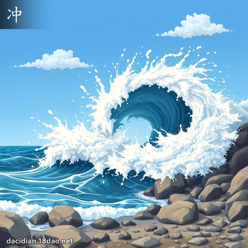 冲 - 国语大辞典配图